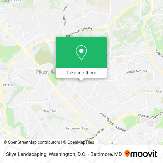 Skye Landscaping map
