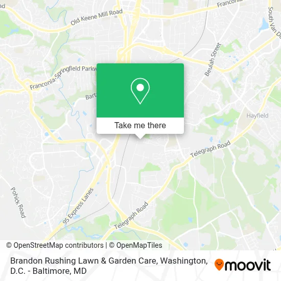 Brandon Rushing Lawn & Garden Care map
