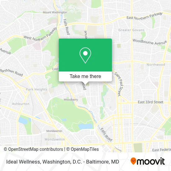 Ideal Wellness map