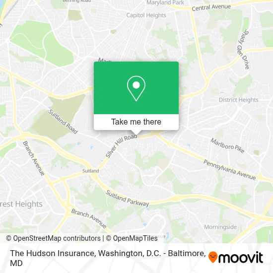 The Hudson Insurance map