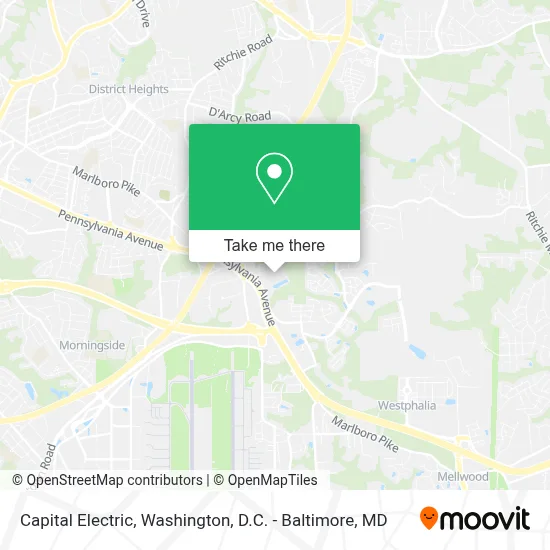 Capital Electric map