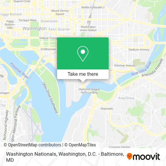 Washington Nationals map