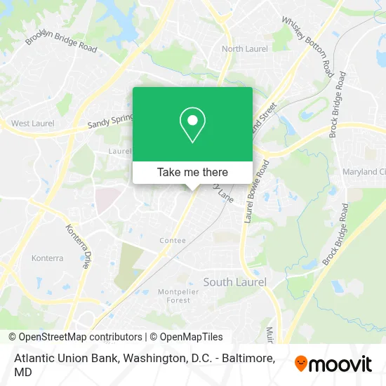 Atlantic Union Bank map