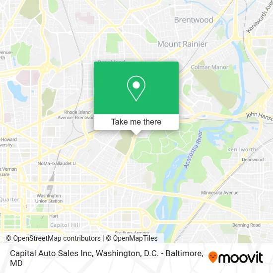 Capital Auto Sales Inc map