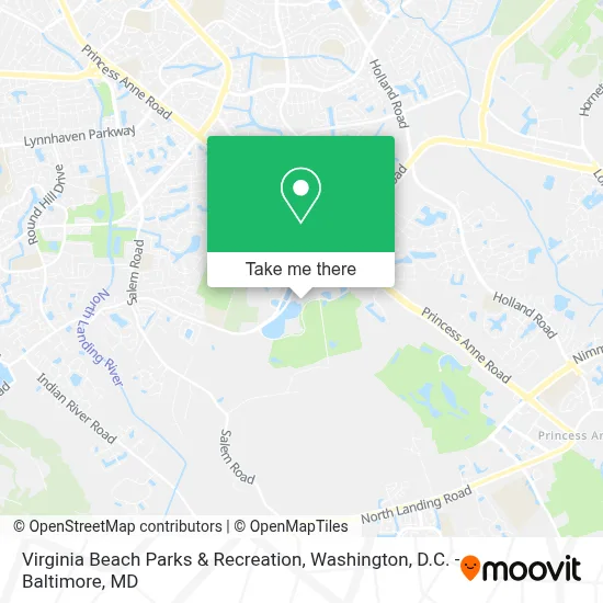 Virginia Beach Parks & Recreation map
