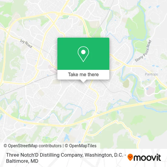 Three Notch’D Distilling Company map