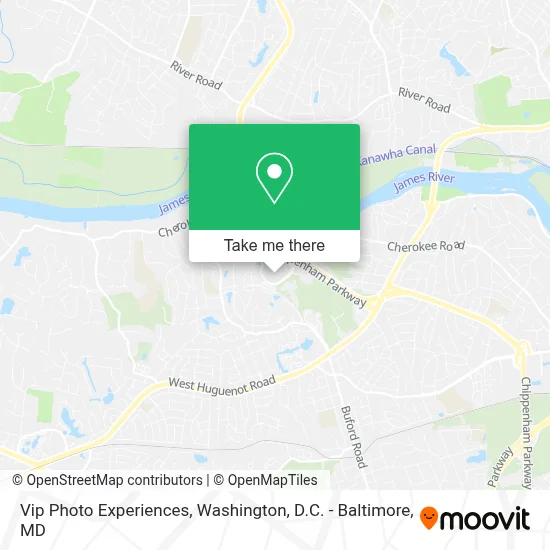 Vip Photo Experiences map