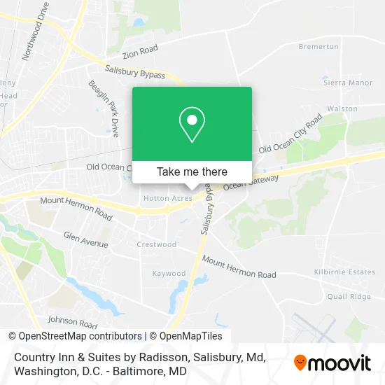 Country Inn & Suites by Radisson, Salisbury, Md map
