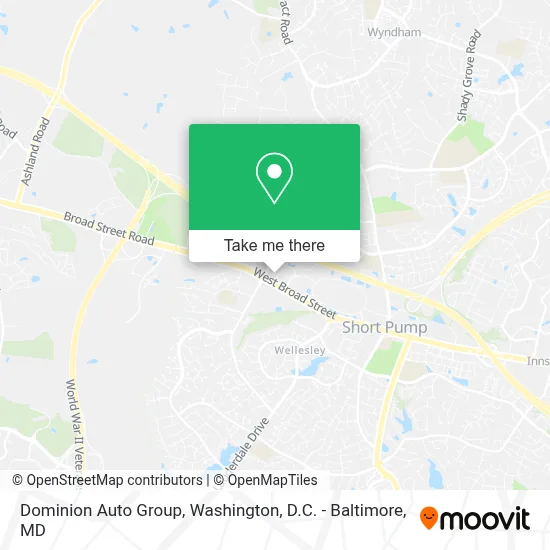 Dominion Auto Group map