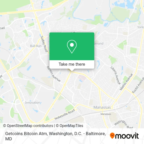 Getcoins Bitcoin Atm map