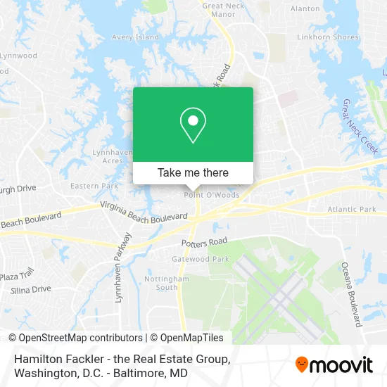 Hamilton Fackler - the Real Estate Group map