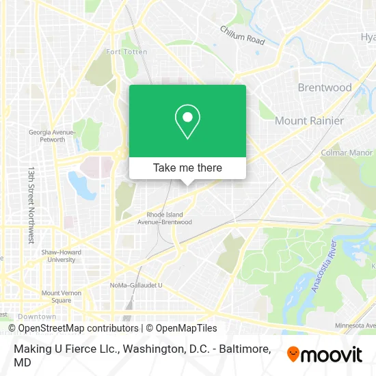 Making U Fierce Llc. map
