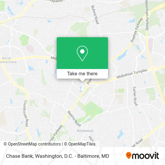 Chase Bank map