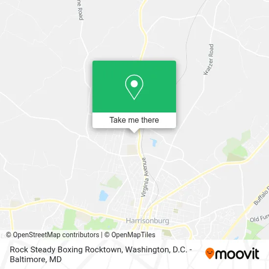 Rock Steady Boxing Rocktown map