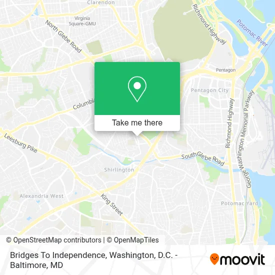 Bridges To Independence map