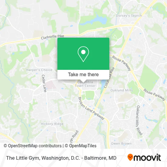 The Little Gym map