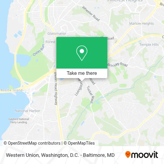 Western Union map