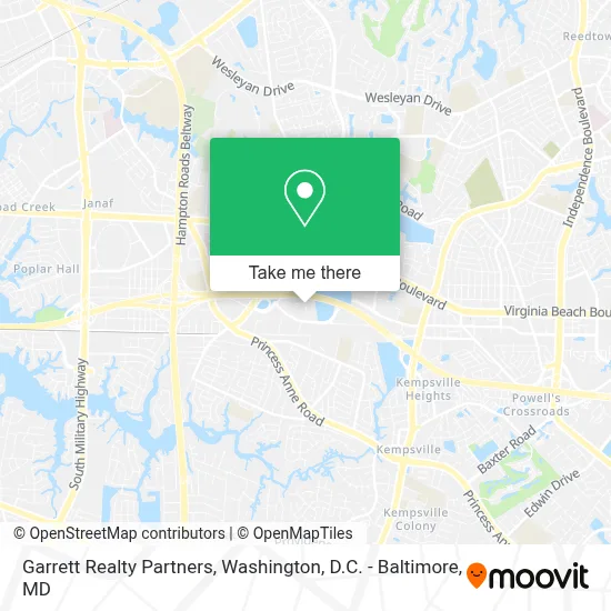 Garrett Realty Partners map
