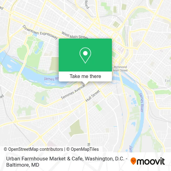 Urban Farmhouse Market & Cafe map