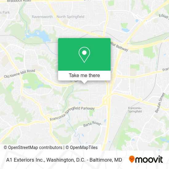 A1 Exteriors Inc. map