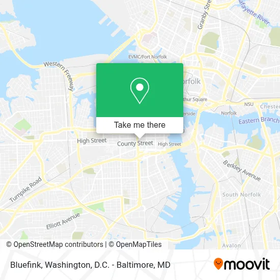 Bluefink map
