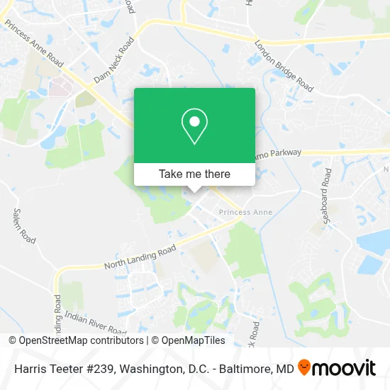 Harris Teeter #239 map