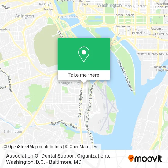 Association Of Dental Support Organizations map