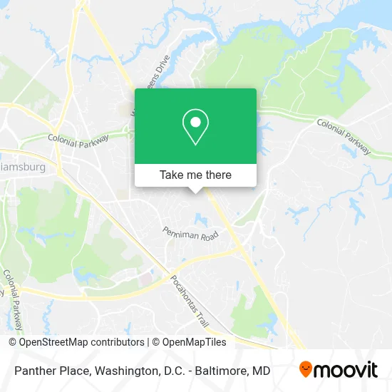 Panther Place map