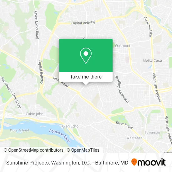 Sunshine Projects map