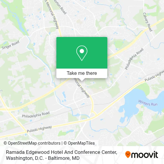 Ramada Edgewood Hotel And Conference Center map