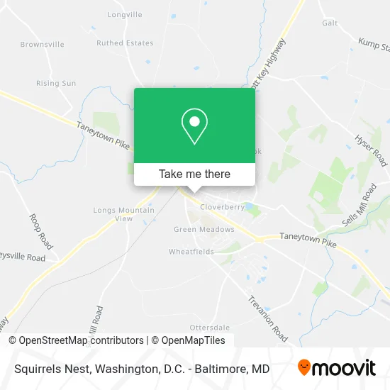 Squirrels Nest map
