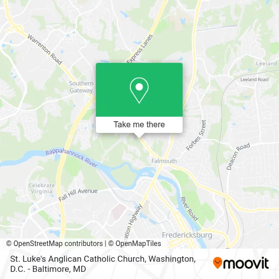 St. Luke's Anglican Catholic Church map