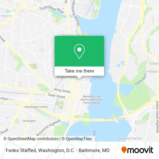 Fedex Staffed map