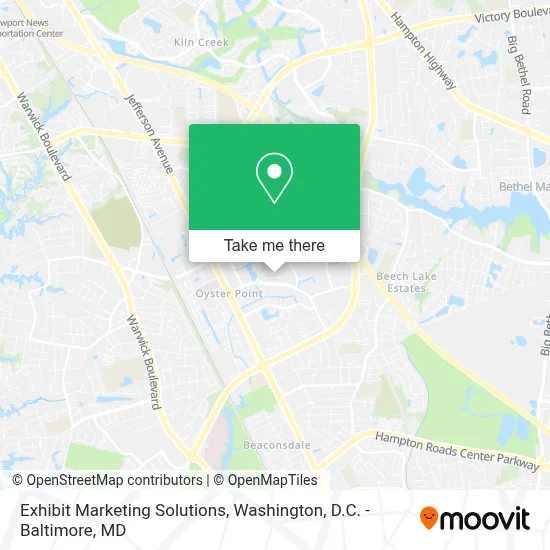 Exhibit Marketing Solutions map