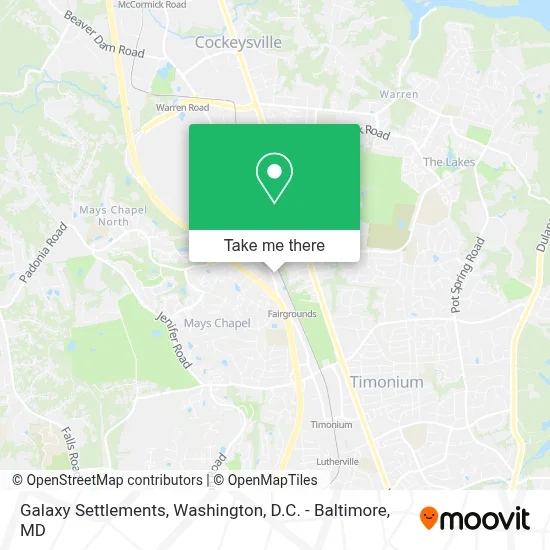 Galaxy Settlements map