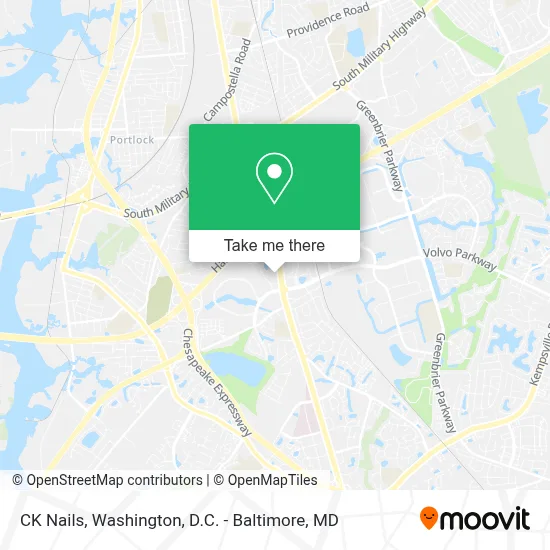 Ck Nails map
