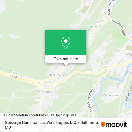 Gonzaga Hamilton Llc map