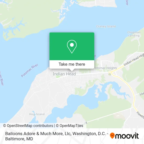 Balloons Adore & Much More, Llc map
