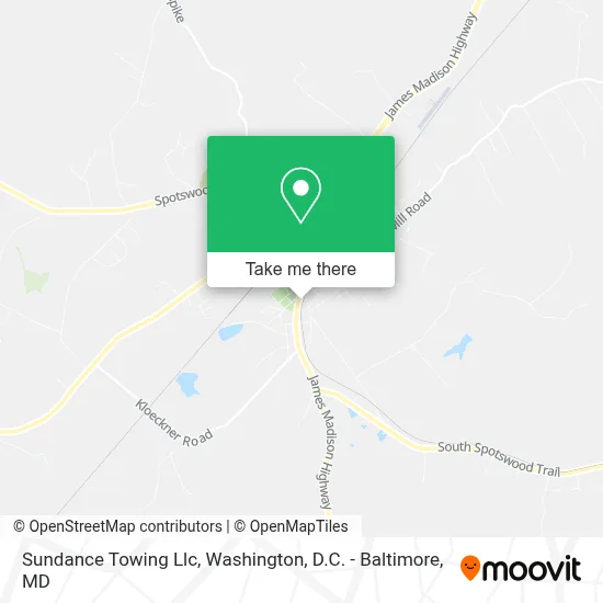 Sundance Towing Llc map