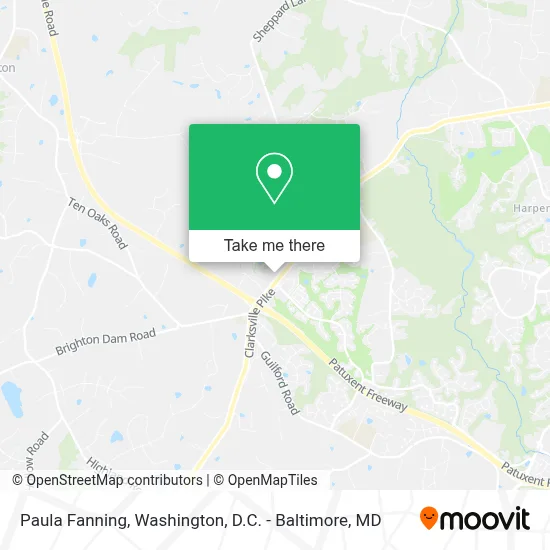 Paula Fanning map