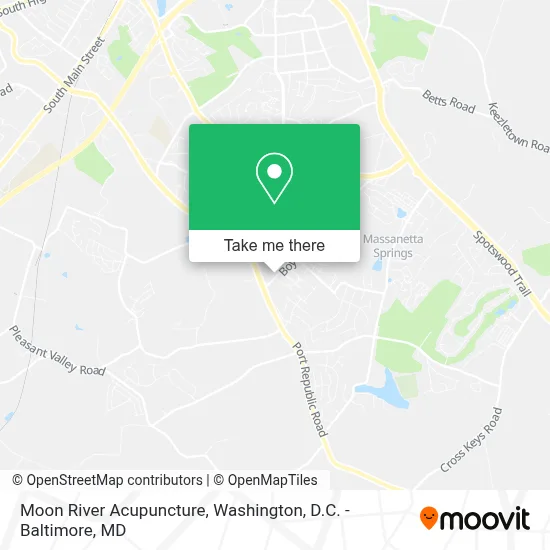 Moon River Acupuncture map