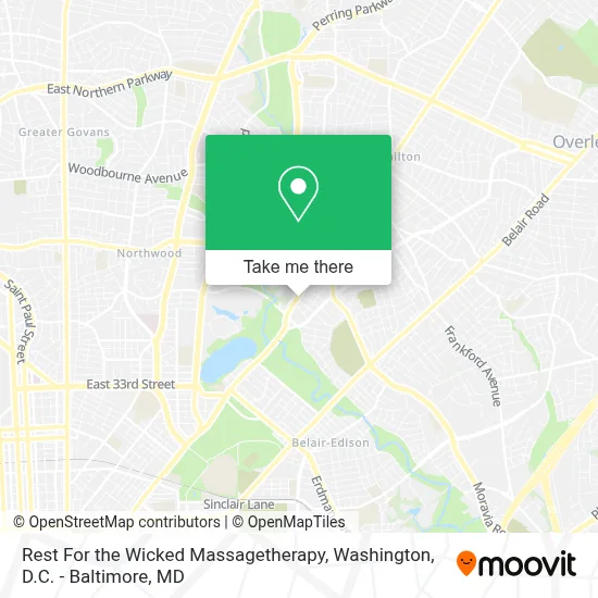 Rest For the Wicked Massagetherapy map