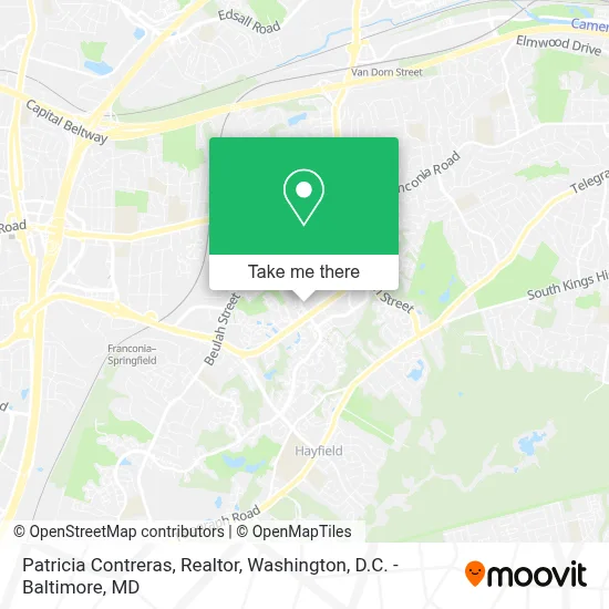 Patricia Contreras, Realtor map