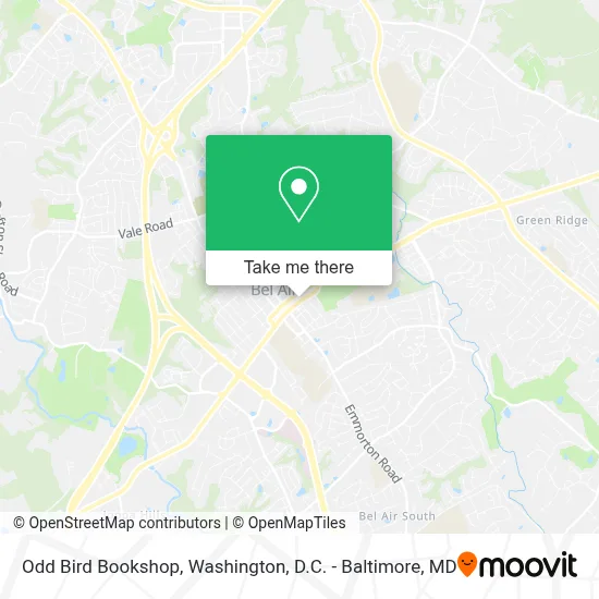 Odd Bird Bookshop map