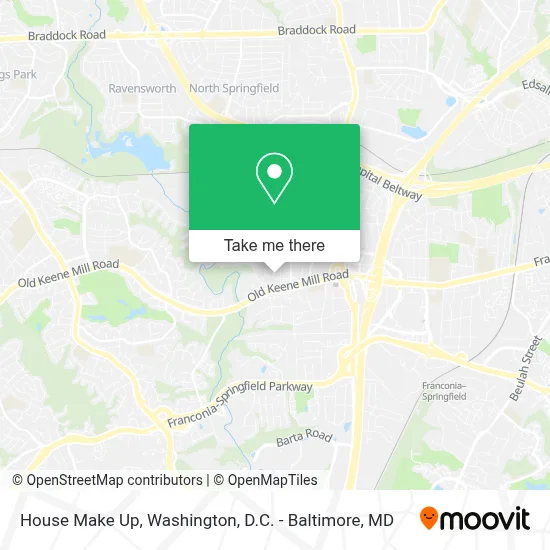 House Make Up map
