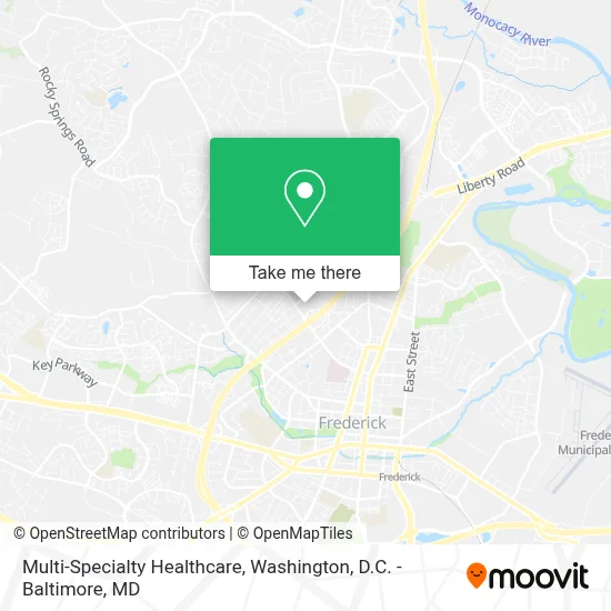 Multi-Specialty Healthcare map