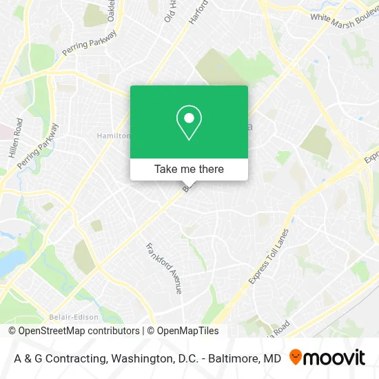 A & G Contracting map