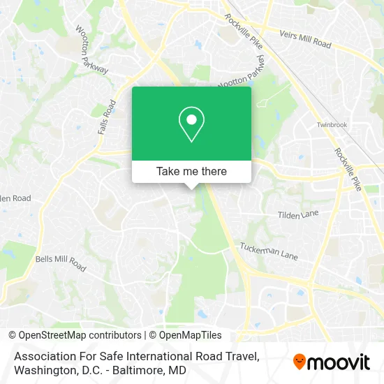 Association For Safe International Road Travel map