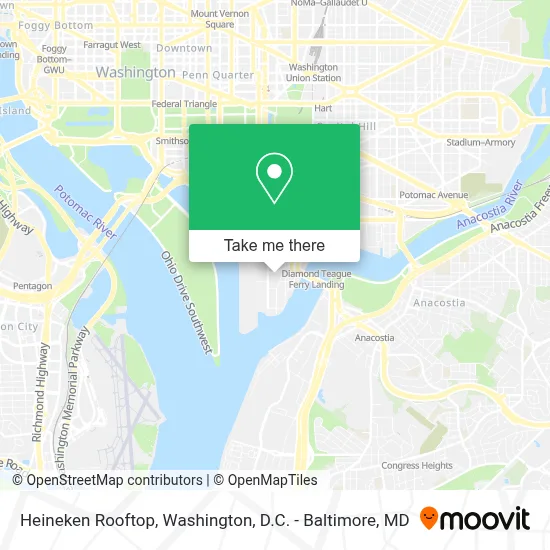 Heineken Rooftop map
