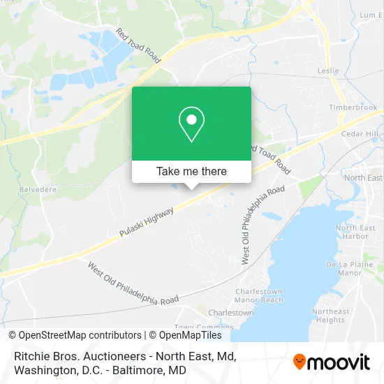 Ritchie Bros. Auctioneers - North East, Md map
